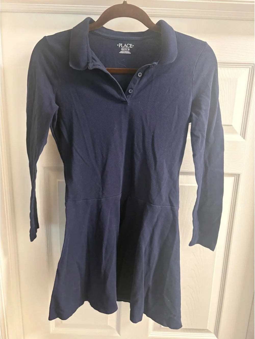 4-Pc Bundle Children's Place Navy Long Sleeve Polo Dresses